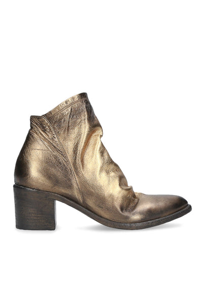 GOLD ANKLE BOOTS